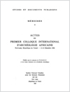 Afrique ancienne -  Actes du premier colloque international d’archéologie africaine