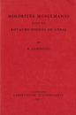 Recherches Haute Asie - Minorités musulmanes dans le royaume hindou du Népal 
